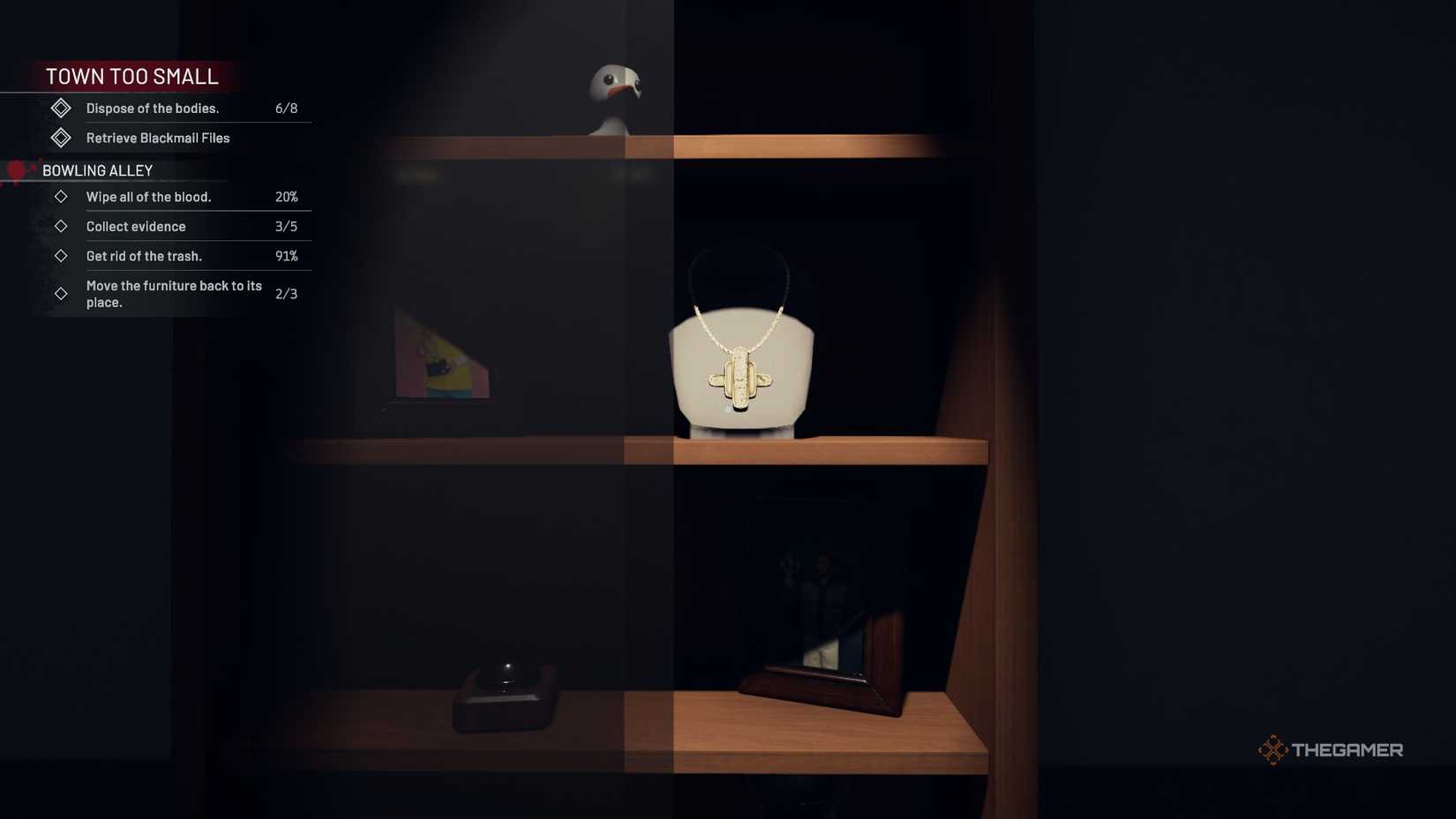 Crime Scene Cleaner valuable necklace.