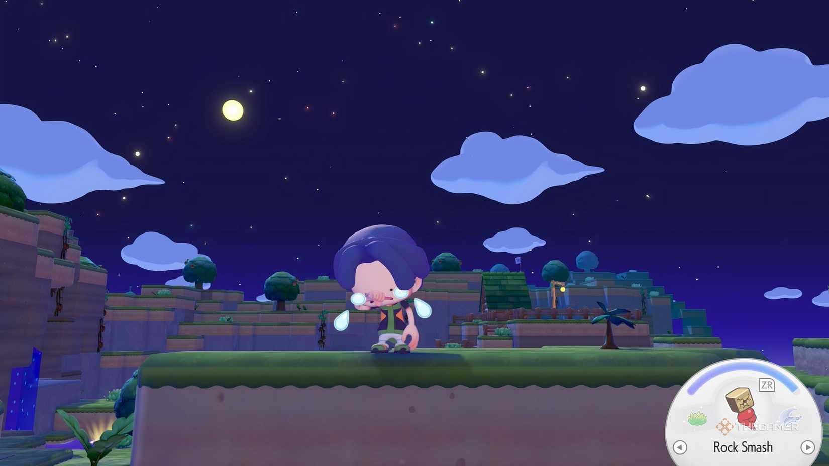 Crying emote in Pokemon Pokopia.