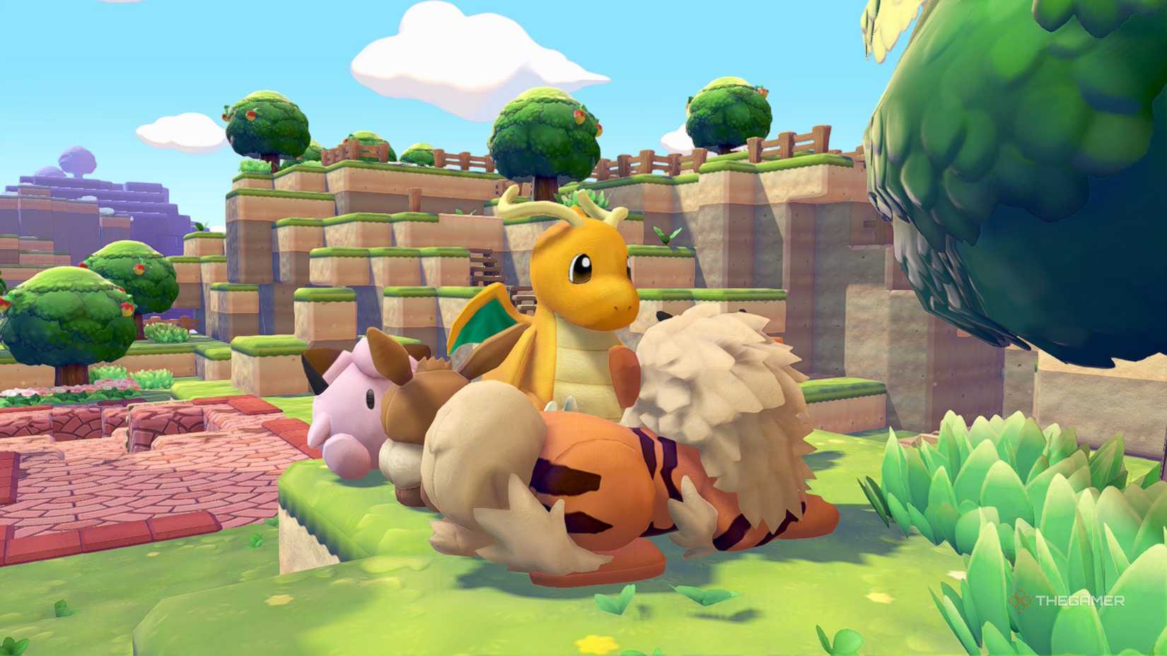 Different Poke Dolls in Pokemon Pokopia