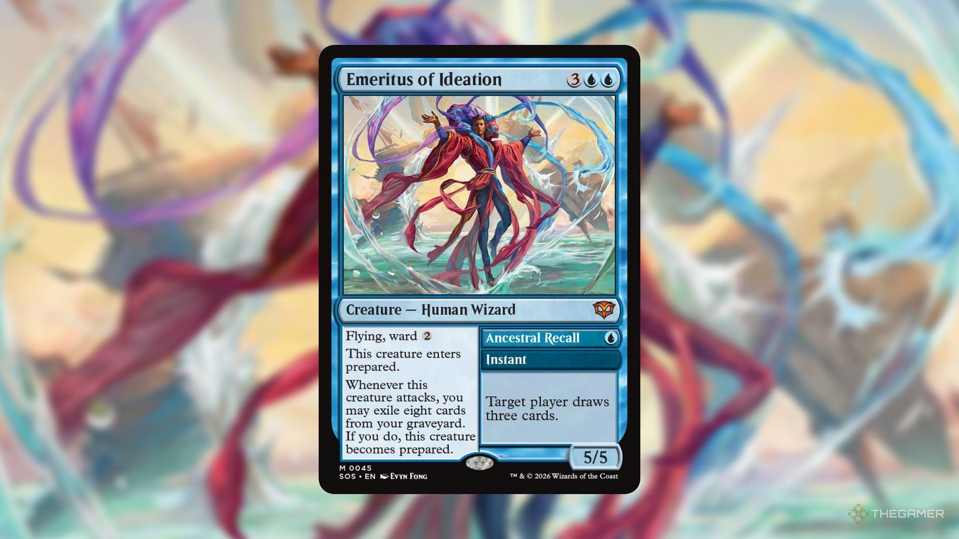 Card Emeritus of Ideation de MTG Secrets of Strixhaven