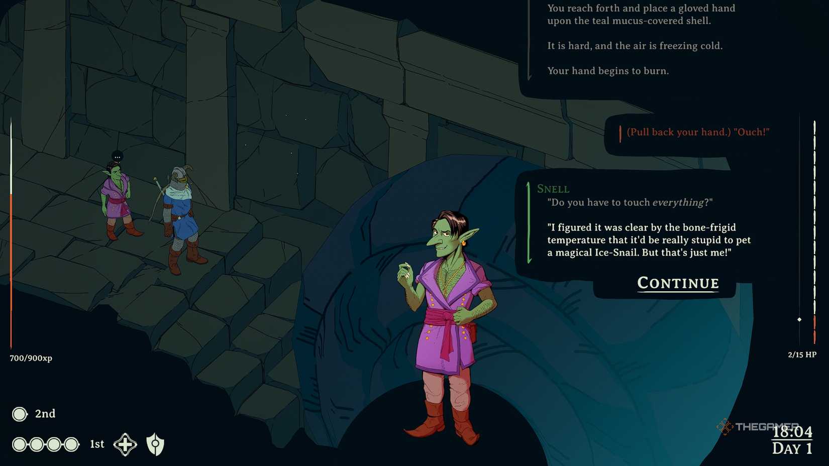 Esoteric Ebb Snell asks if you must touch everything in sight.