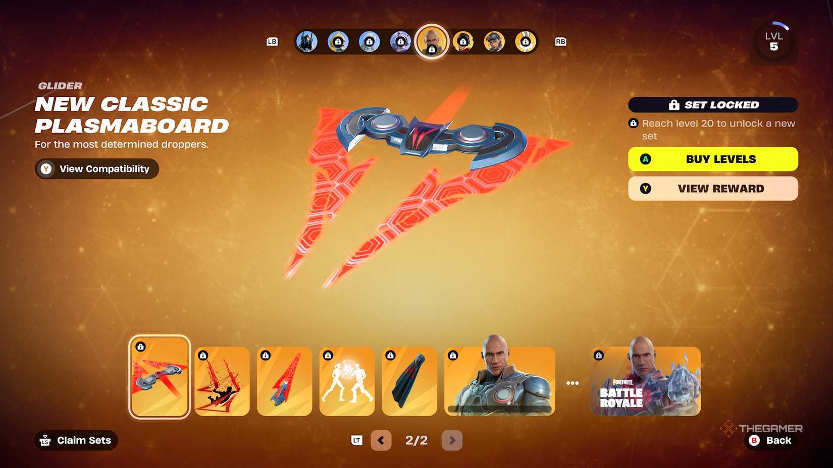 Fortnite Battle Pass Page 2 (Includes Foundation).