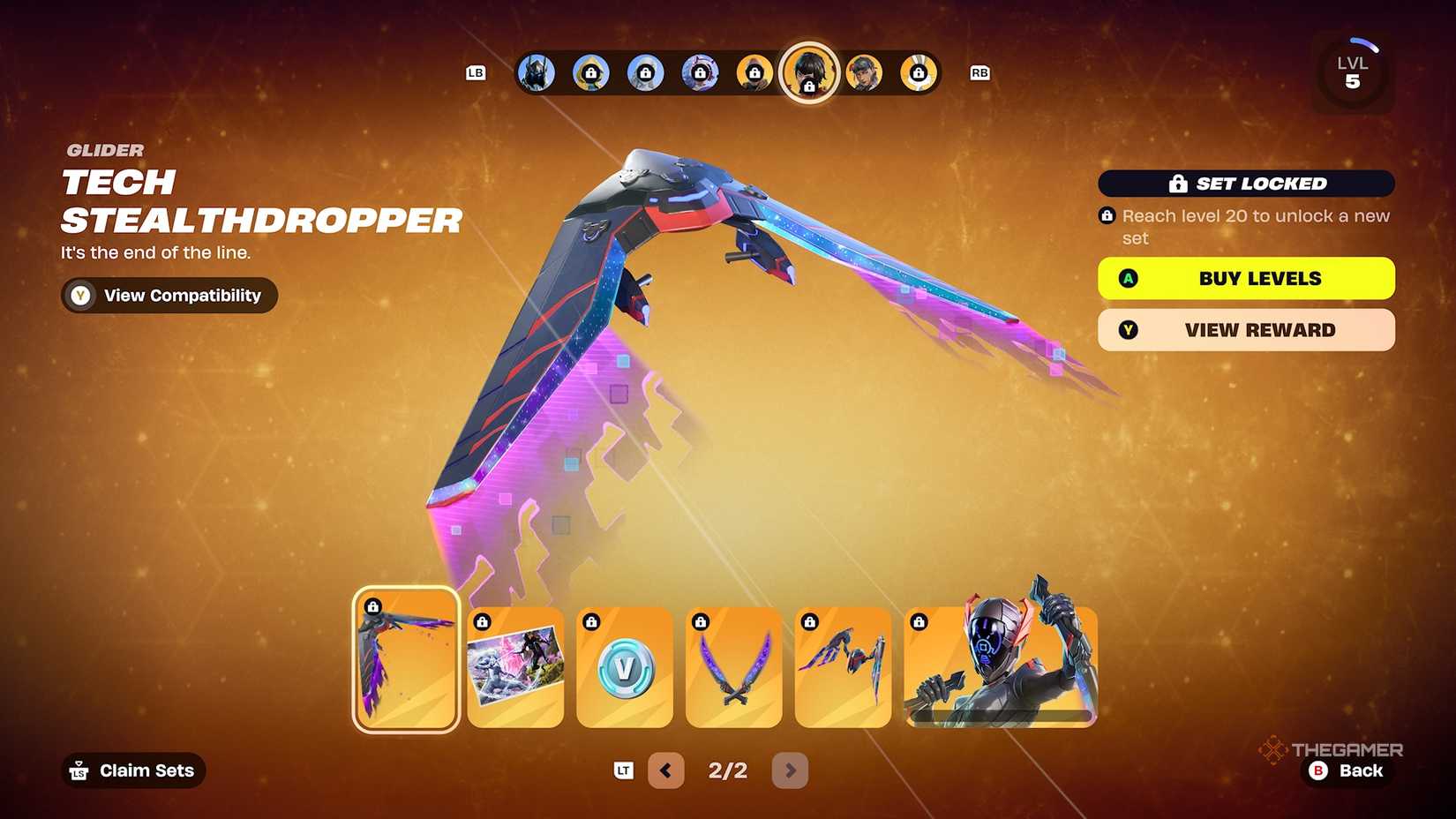 Fortnite Battle Pass with The Order, page 2.