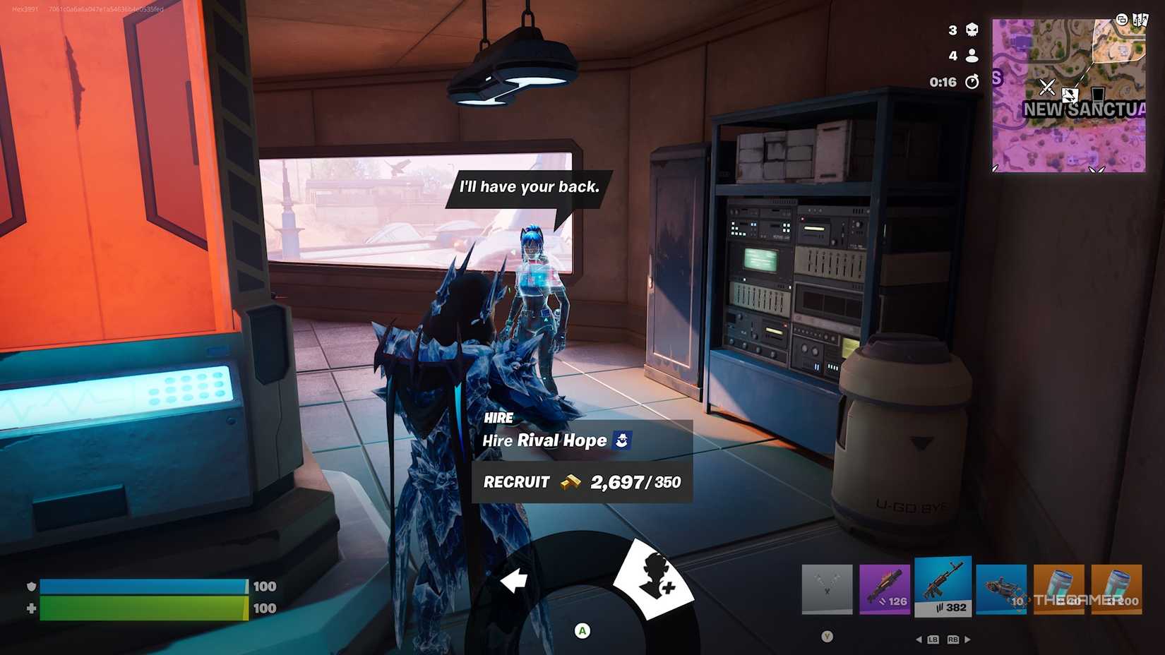 Fortnite NPC Rivals Hope.