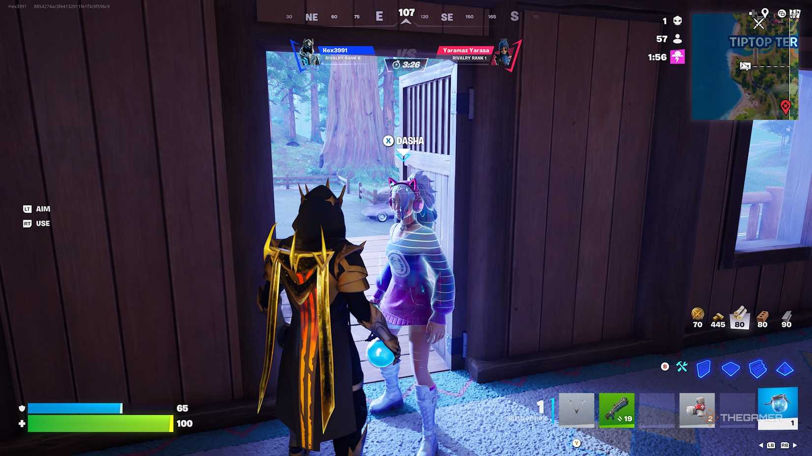 Fortnite NPC status.