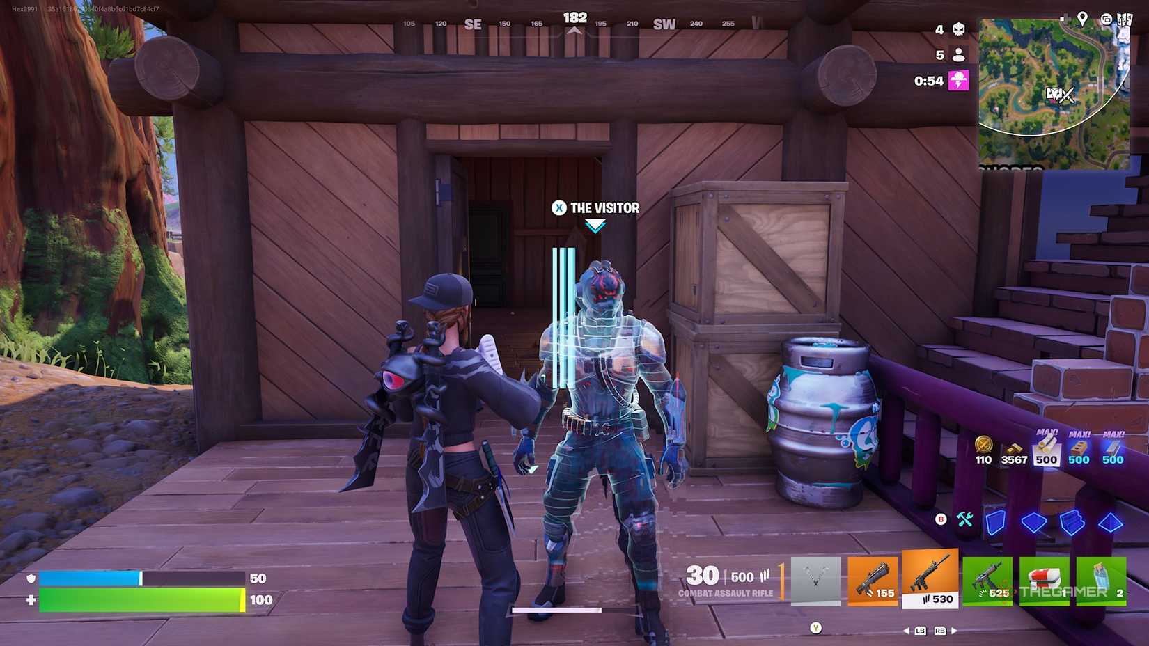 Fortnite NPC Visitor.