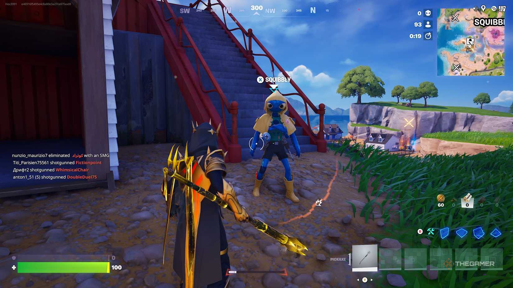 Fortnite Squibbly NPC.