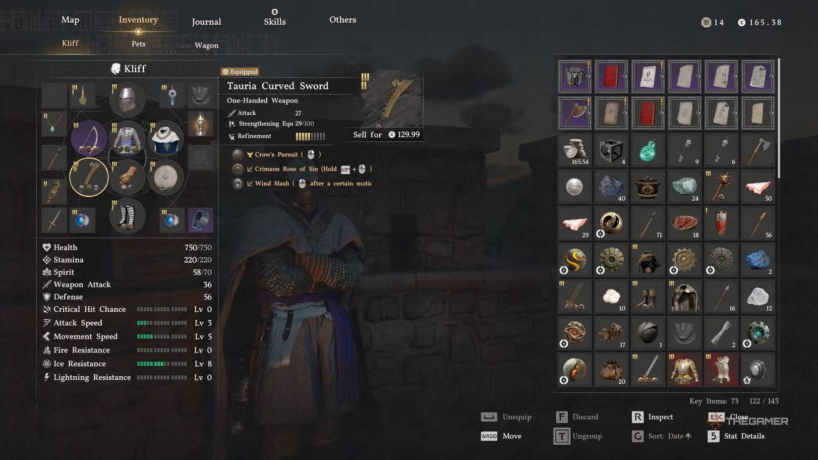 Gear set before Fortain in Crimson Desert.