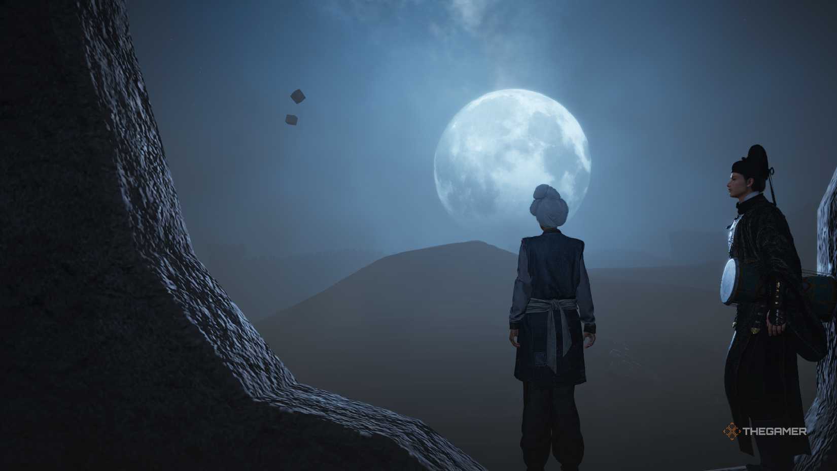 Granny pan and young yichao in Where Winds Meet.