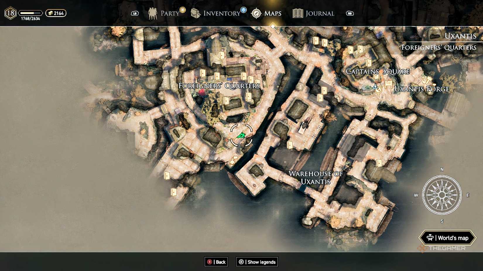 Greedfall The Dying World telmo map location.