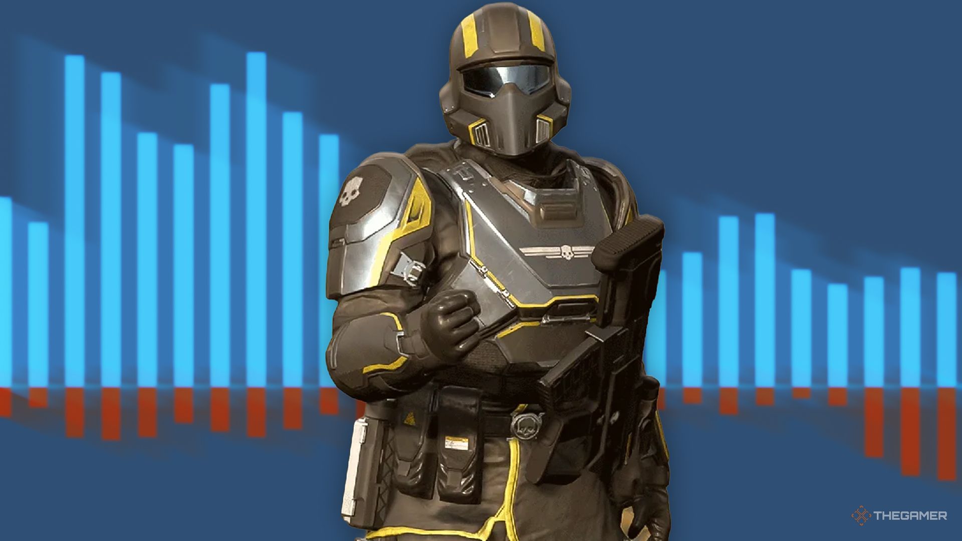 Helldivers 2 Soldiers via Steam Review Graph.