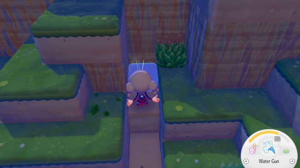 Fixing the water wheel at Pokopia.