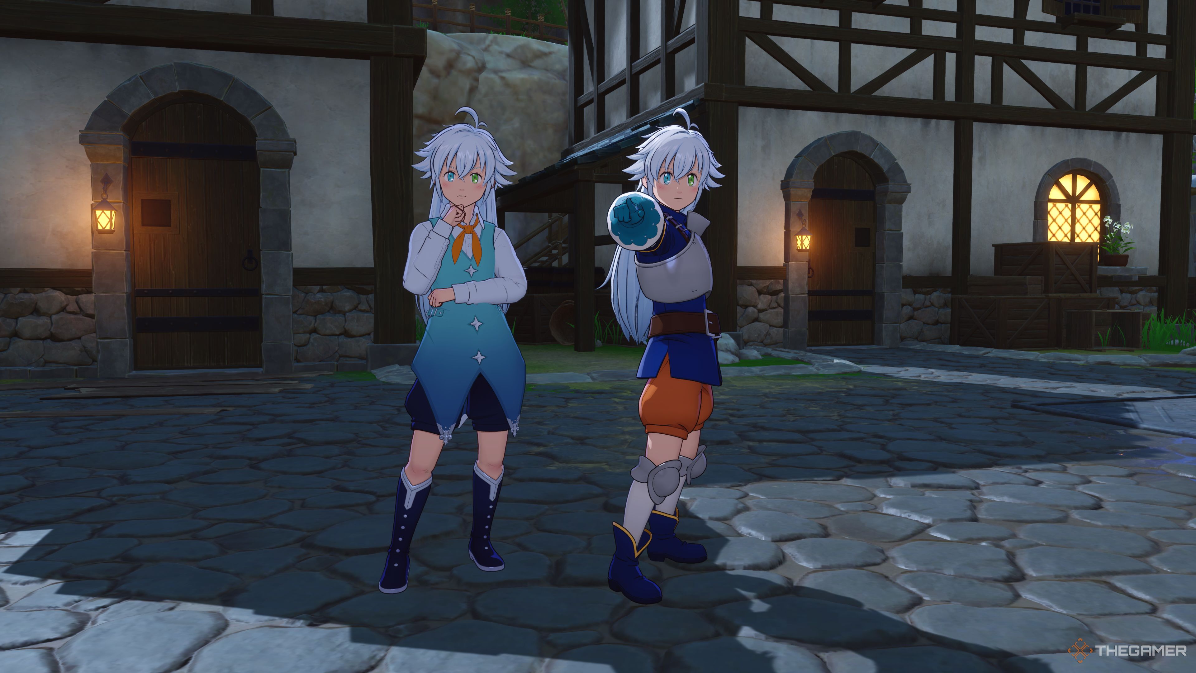 Two players side by side in The Seven Deadly Sins: Origin.