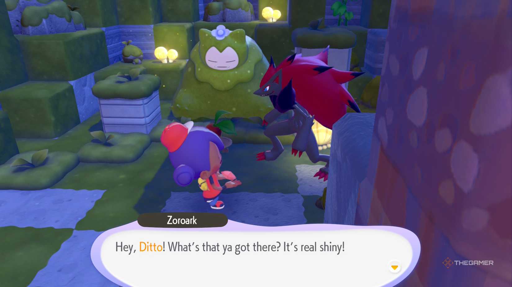 Ditto offers a star in Pokemon Pokopia.