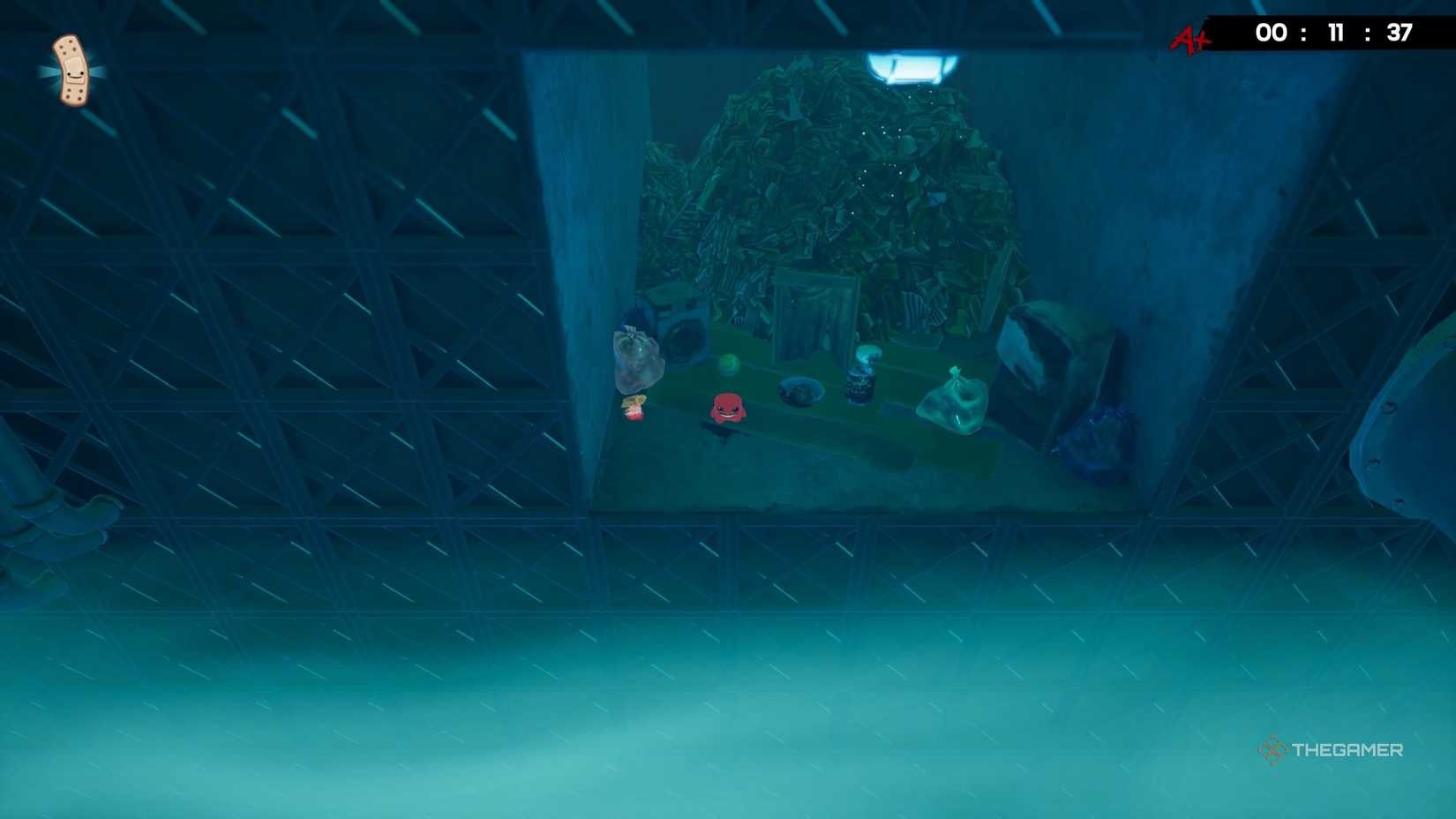 Super Meat Boy 3D's World 2 glitch.