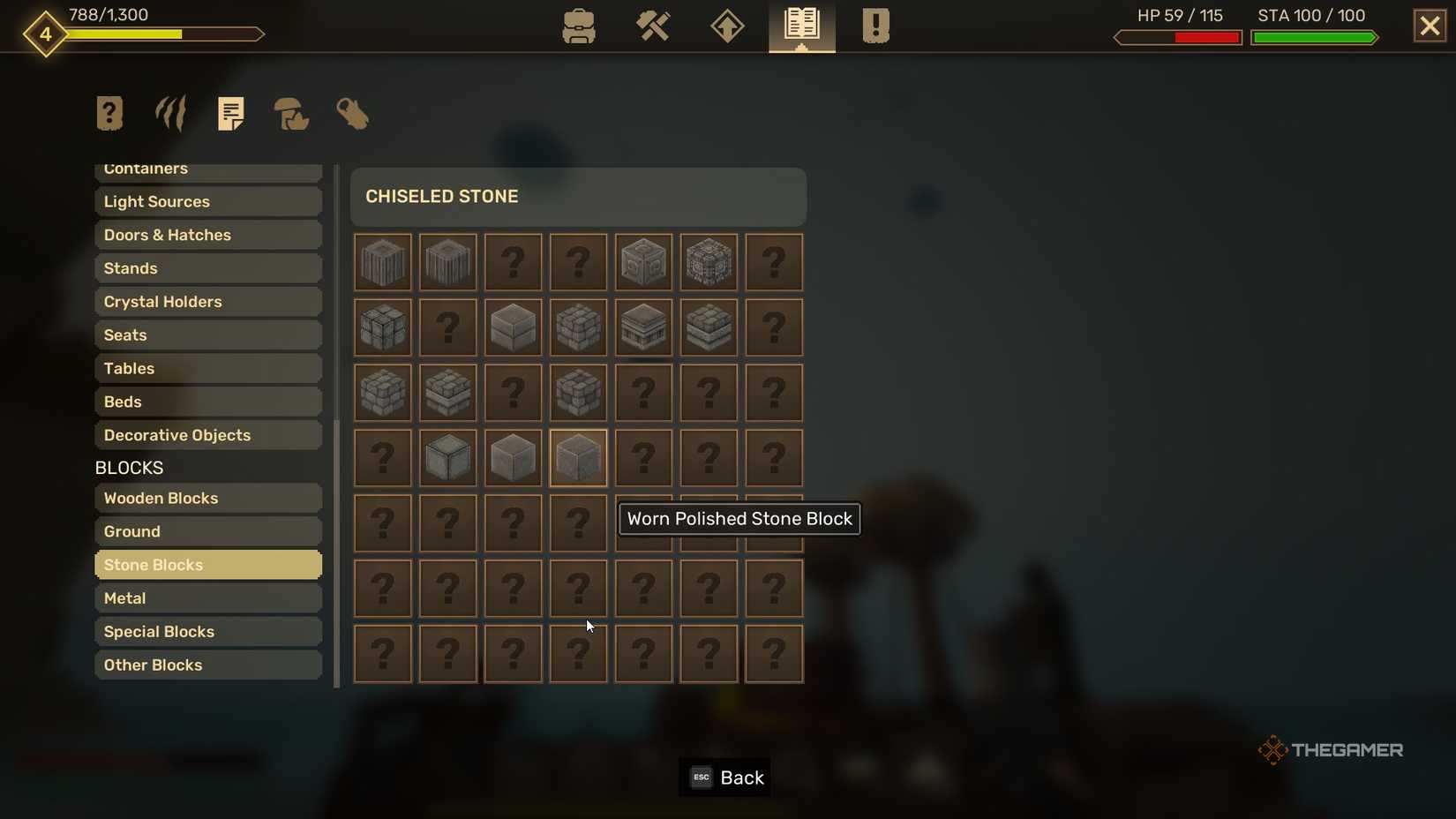 Info on Chiseled Stone Blocks in Everwind.