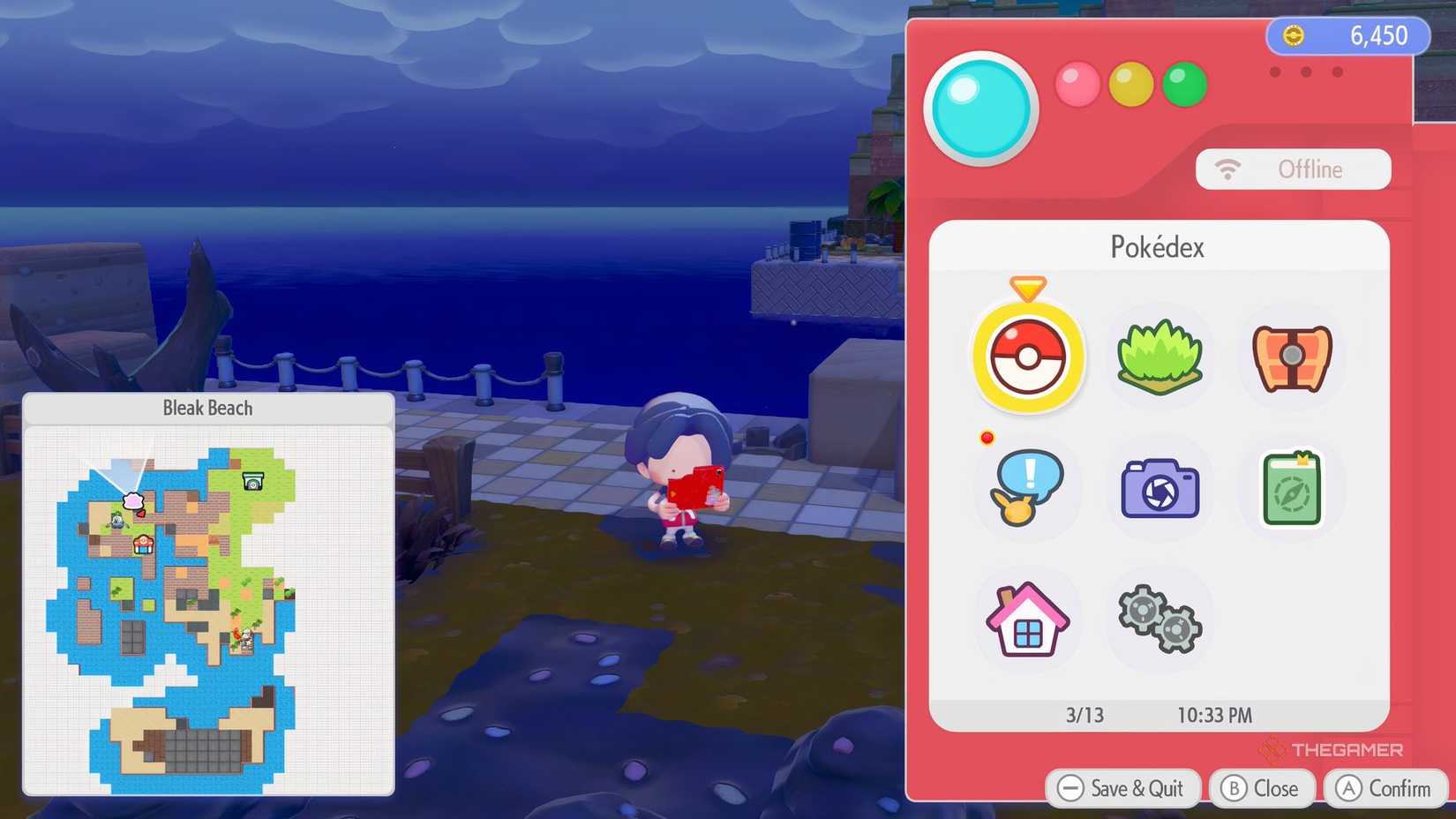 Map of Goodbye emote in Pokemon Pokopia.