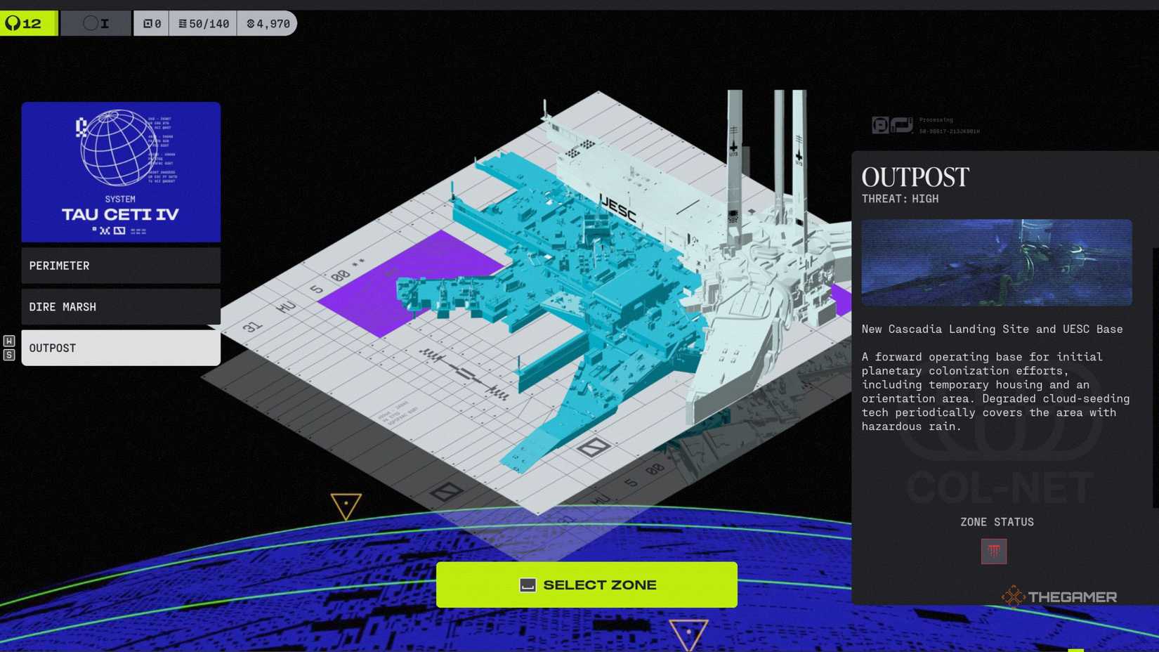 Marathon map screen.