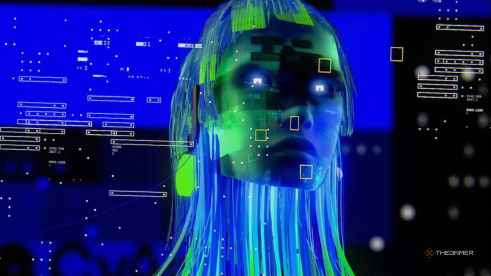 Take a look at ONI, the main AI of the CyberAcme faction in Marathon.