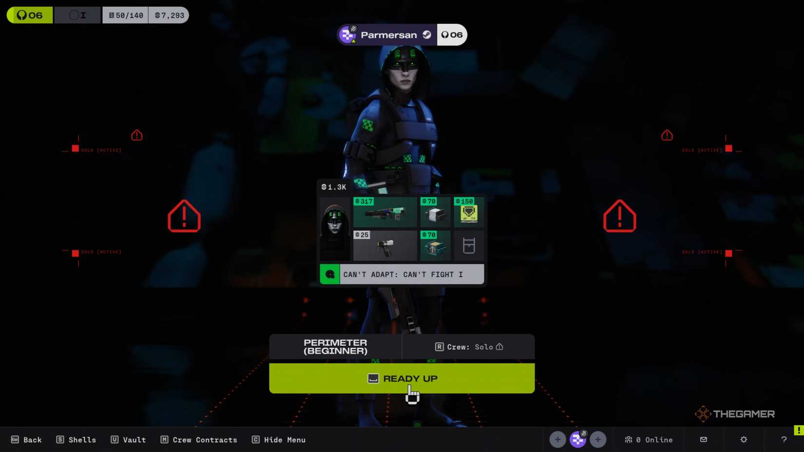 Turning off Squad Fill to enter the Solo Queue in Marathon.
