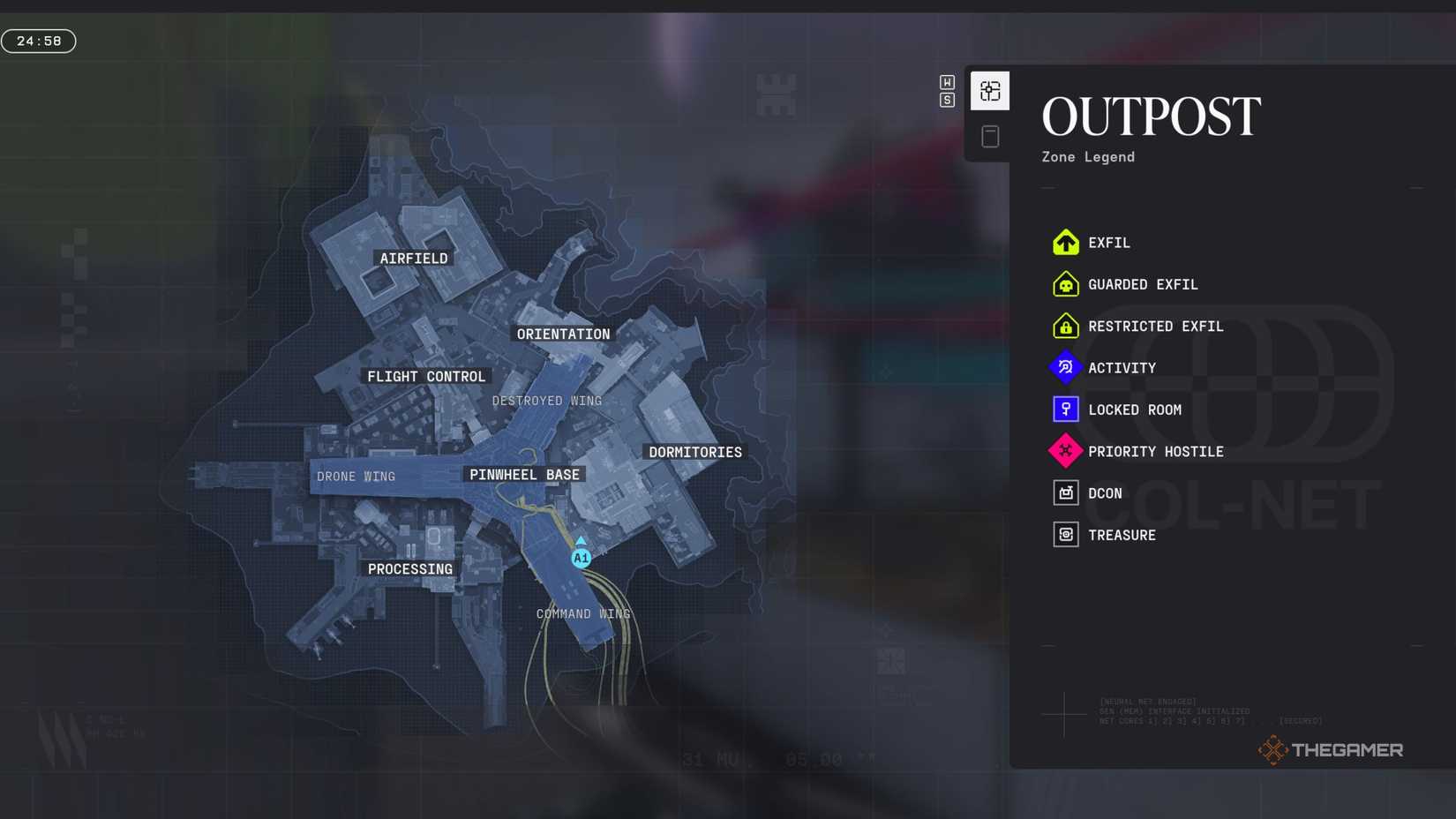 Map of Marathon Outpost.
