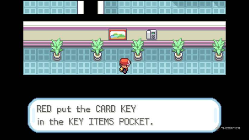 Find the card key in Pokemon FireRed & LeafGreen.