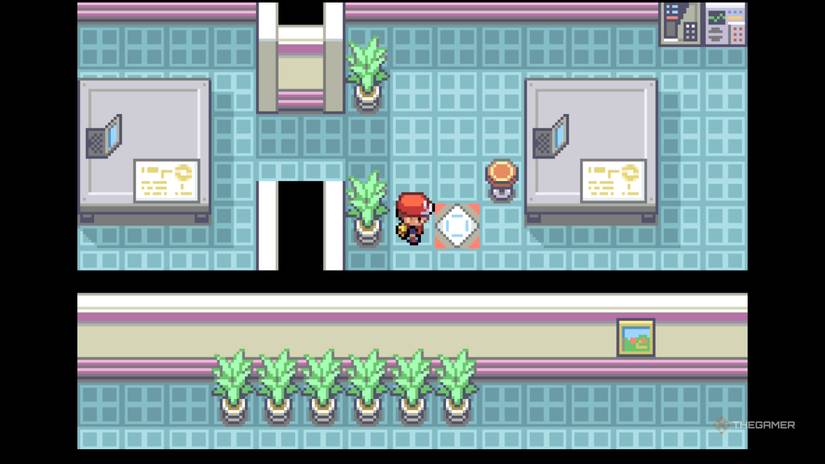 The teleporter to your rival in Pokemon FireRed & LeafGreen.