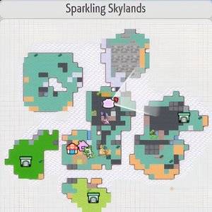 Location in Pokemon Pokopia Magazine Sparkling Skylands 3