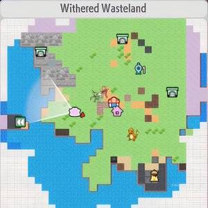 Locations in Pokemon Pokopia Magazine Withered Wasteland 2.