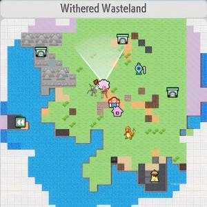 Location in Pokemon Pokopia Magazine Withered Wasteland 5.