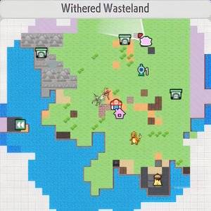 Location in Pokemon Pokopia Magazine Withered Wasteland 7.