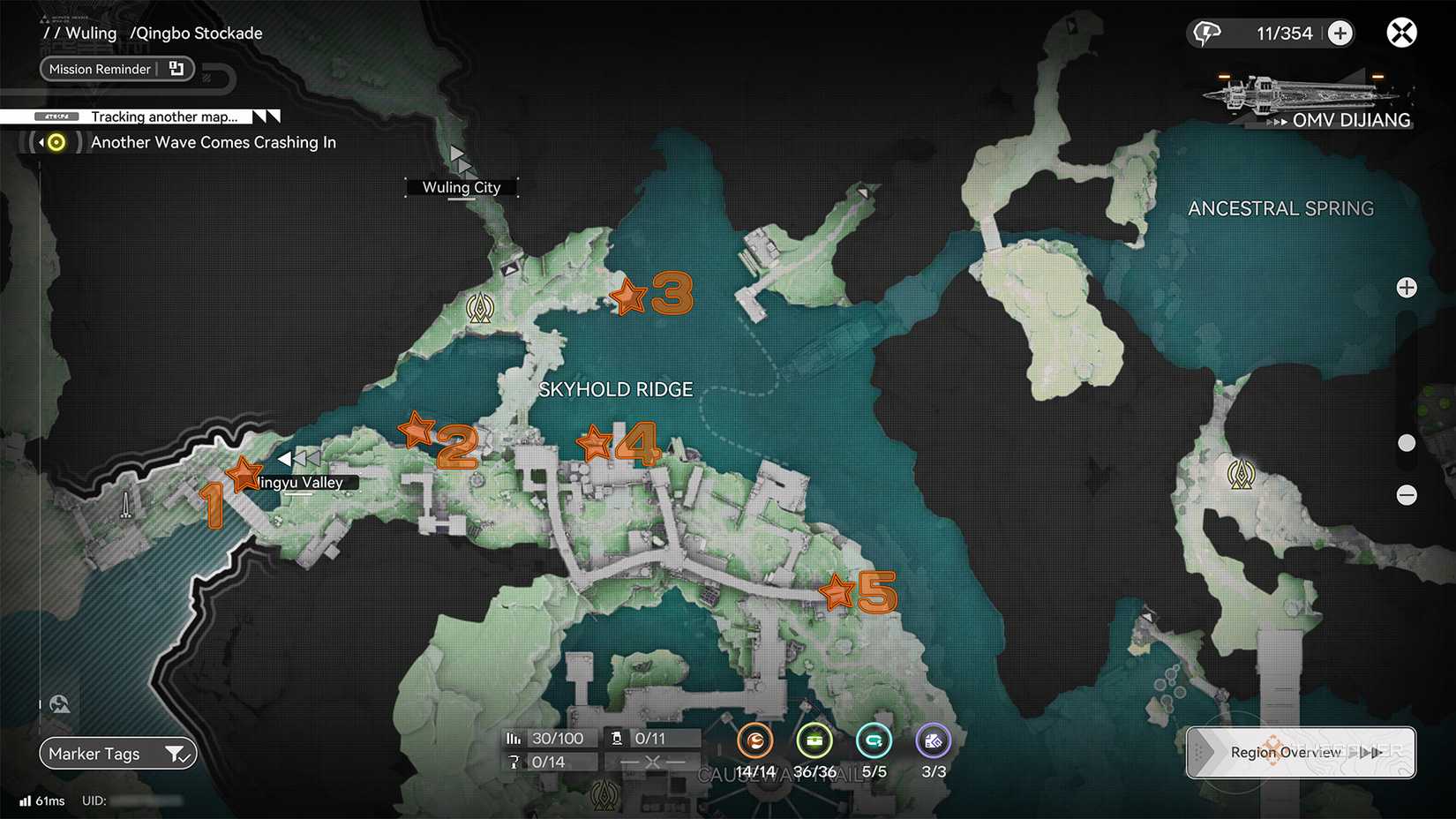Chest Locations in Qingbo Stockade - Skyhold Ridge in Arknights: Endfield.