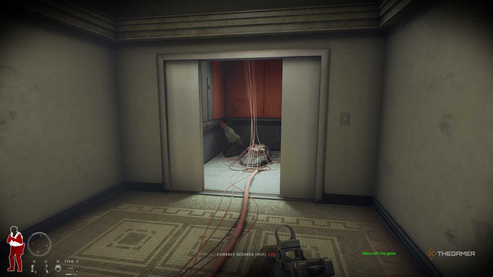 C4 bomb inside the elevator in Ready or Not.