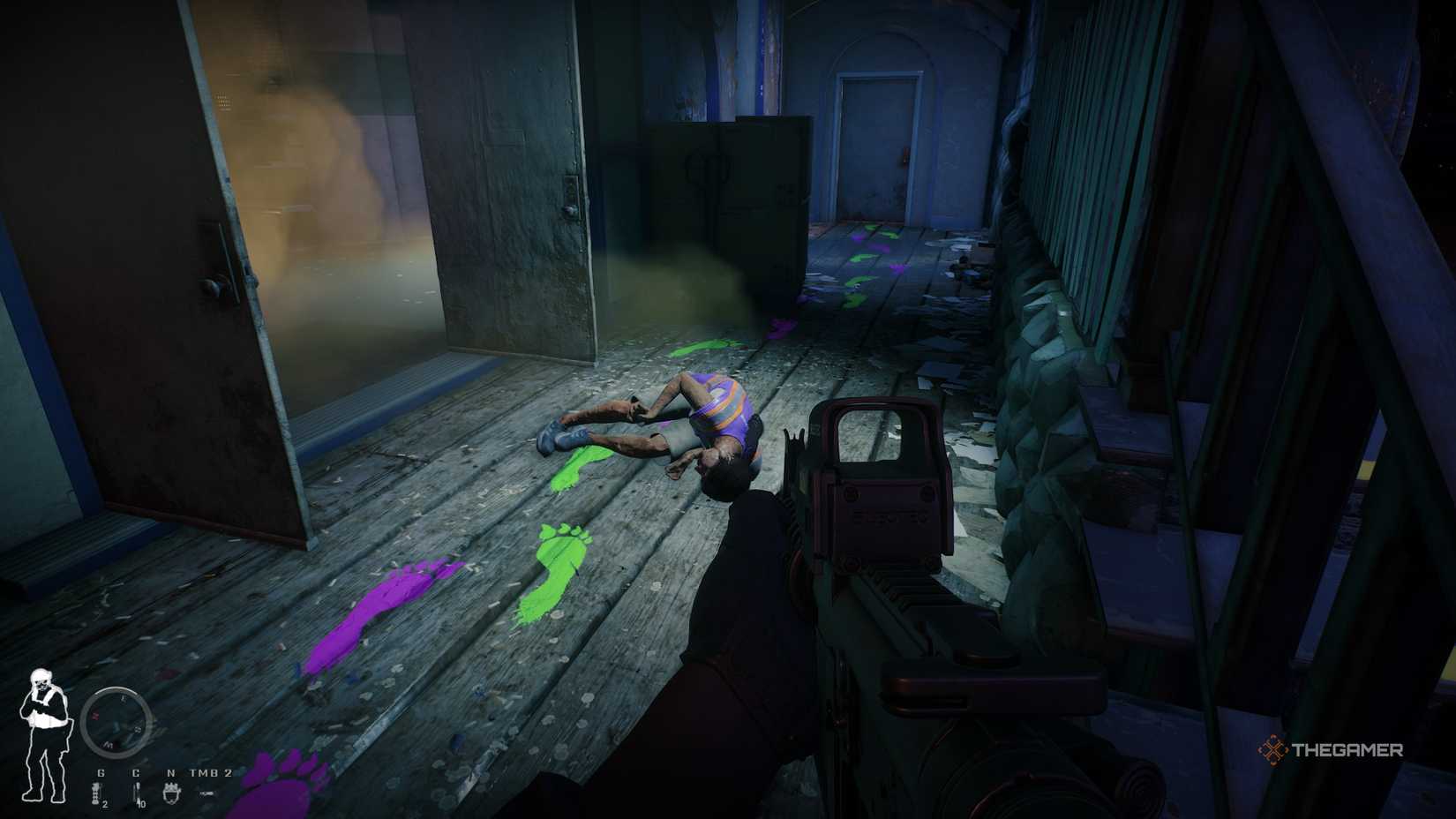 A fallen civilian in No Good Deed in Ready or Not.