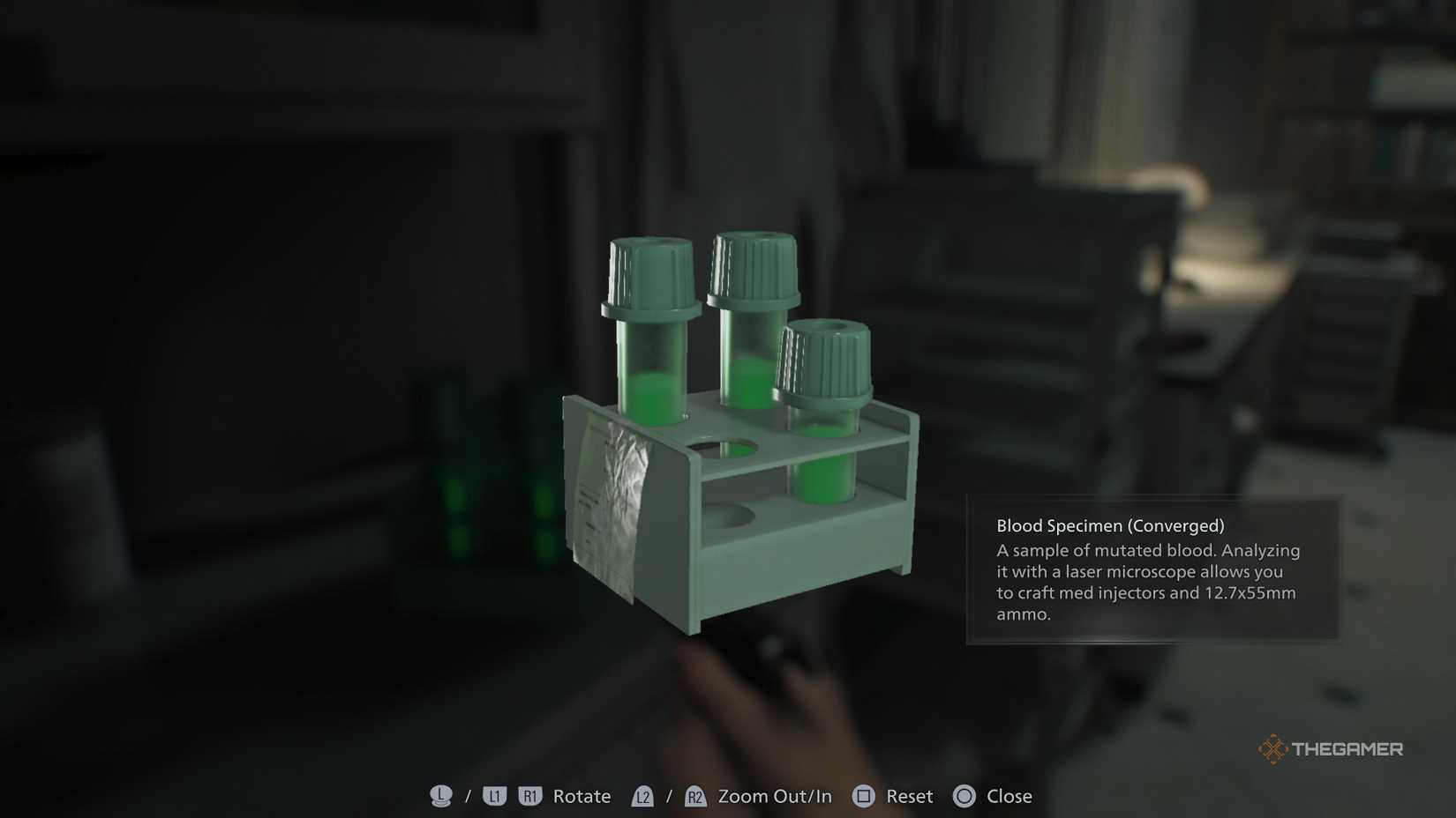 Blood Sample from Resident Evil Requiem (Converged).