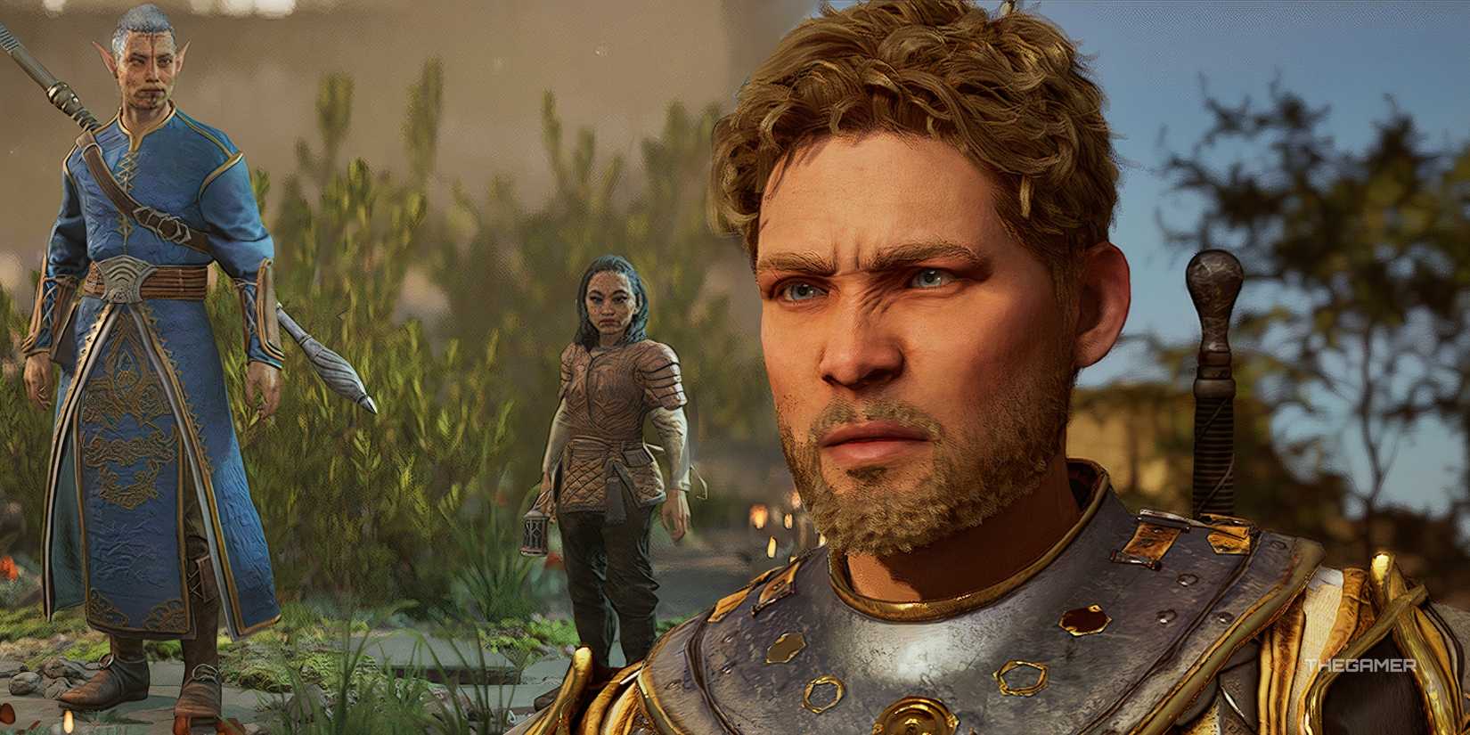 Overlaid on an elven mage from Solasta 2 Blain Zoe's image and character creation.