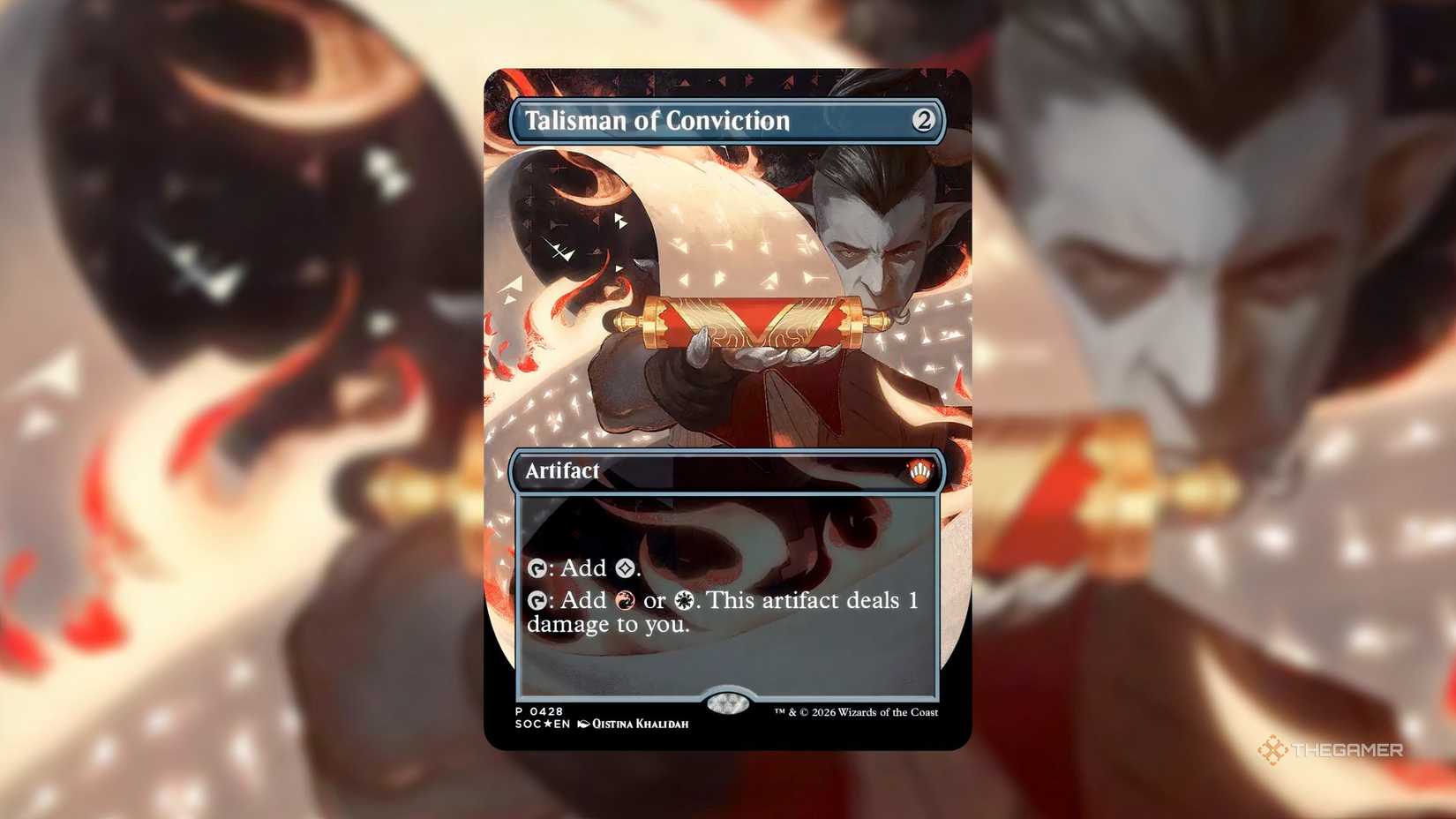 Talisman of Faith Secrets of the MTG Strixhaven Commander Card.