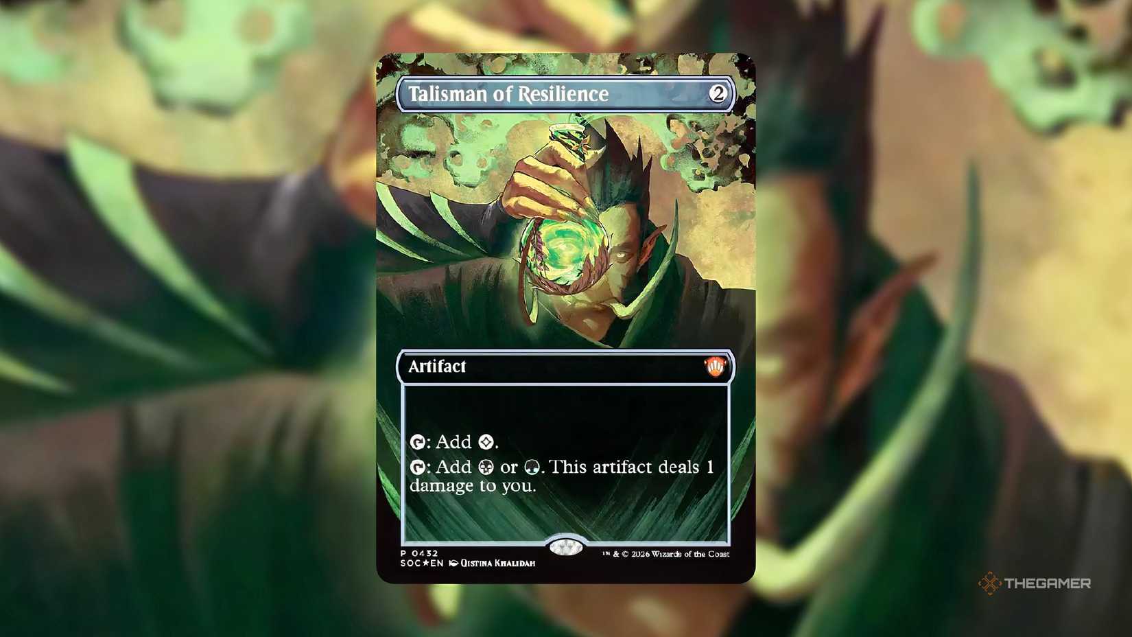 Talisman of Resilience MTG card from Secrets of Strixhaven.