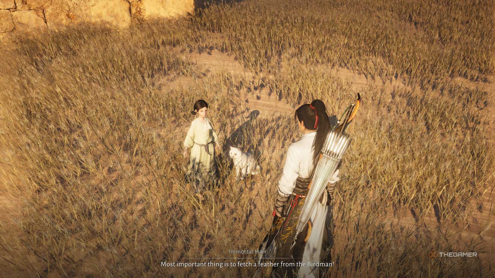 The immortal hair in Where Winds Meet.