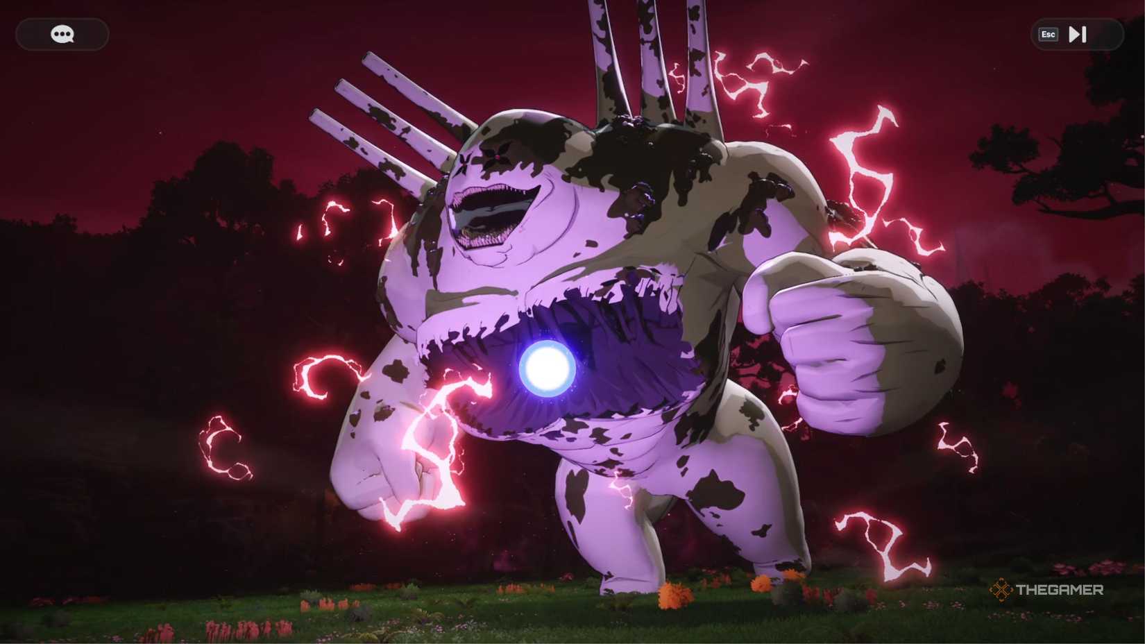 The Seven Deadly Sins Origin Albion Mutant boss fight starts.