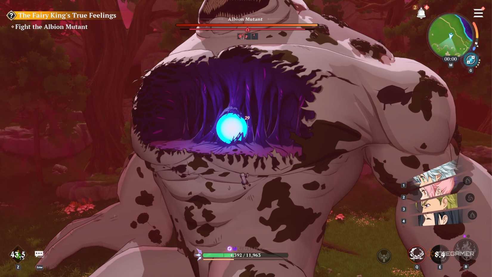 The origin of the Seven Deadly Sins climbs the Albion mutant.