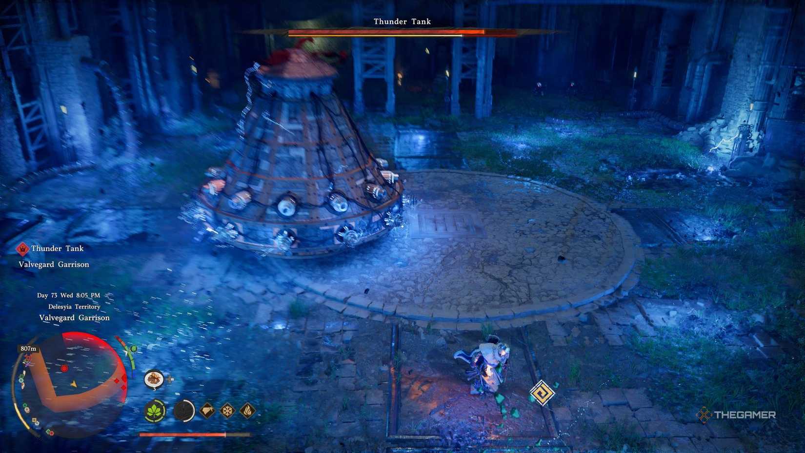 Thunder Tank attack in Crimson Desert.