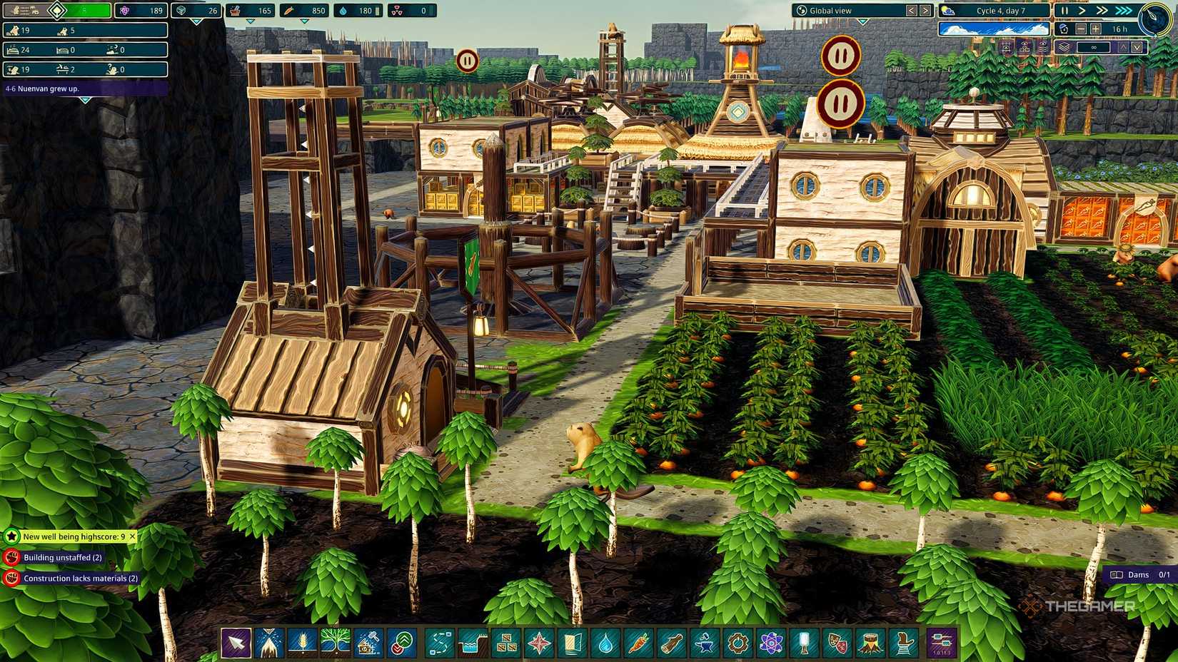 A farm run by timberbone beavers.