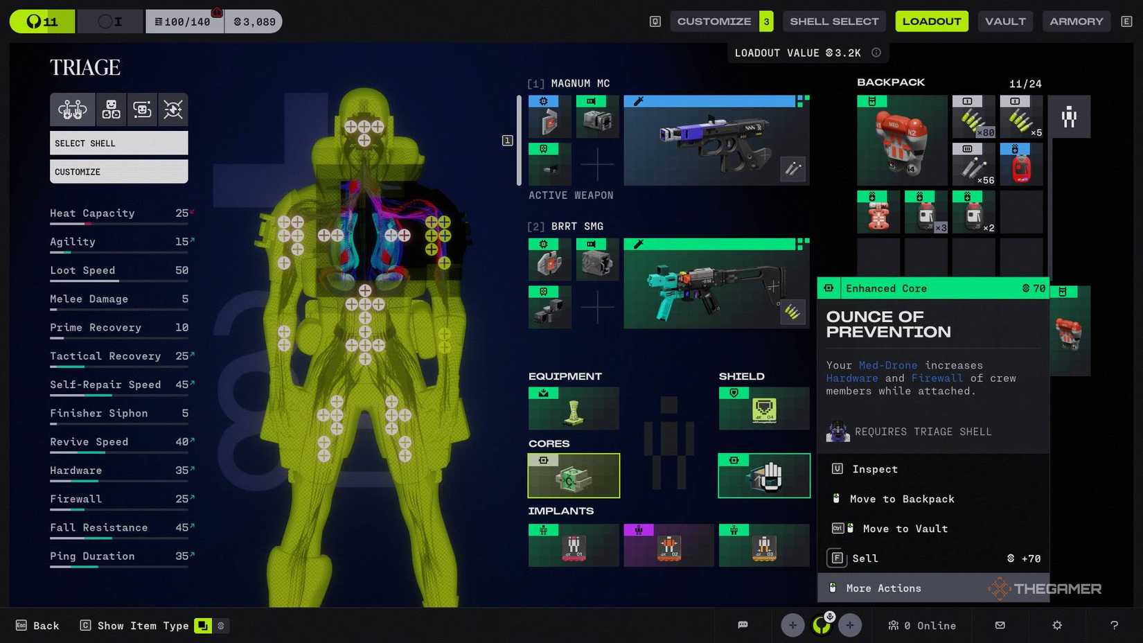 Best Triage Loadouts And Cores To Use In Marathon