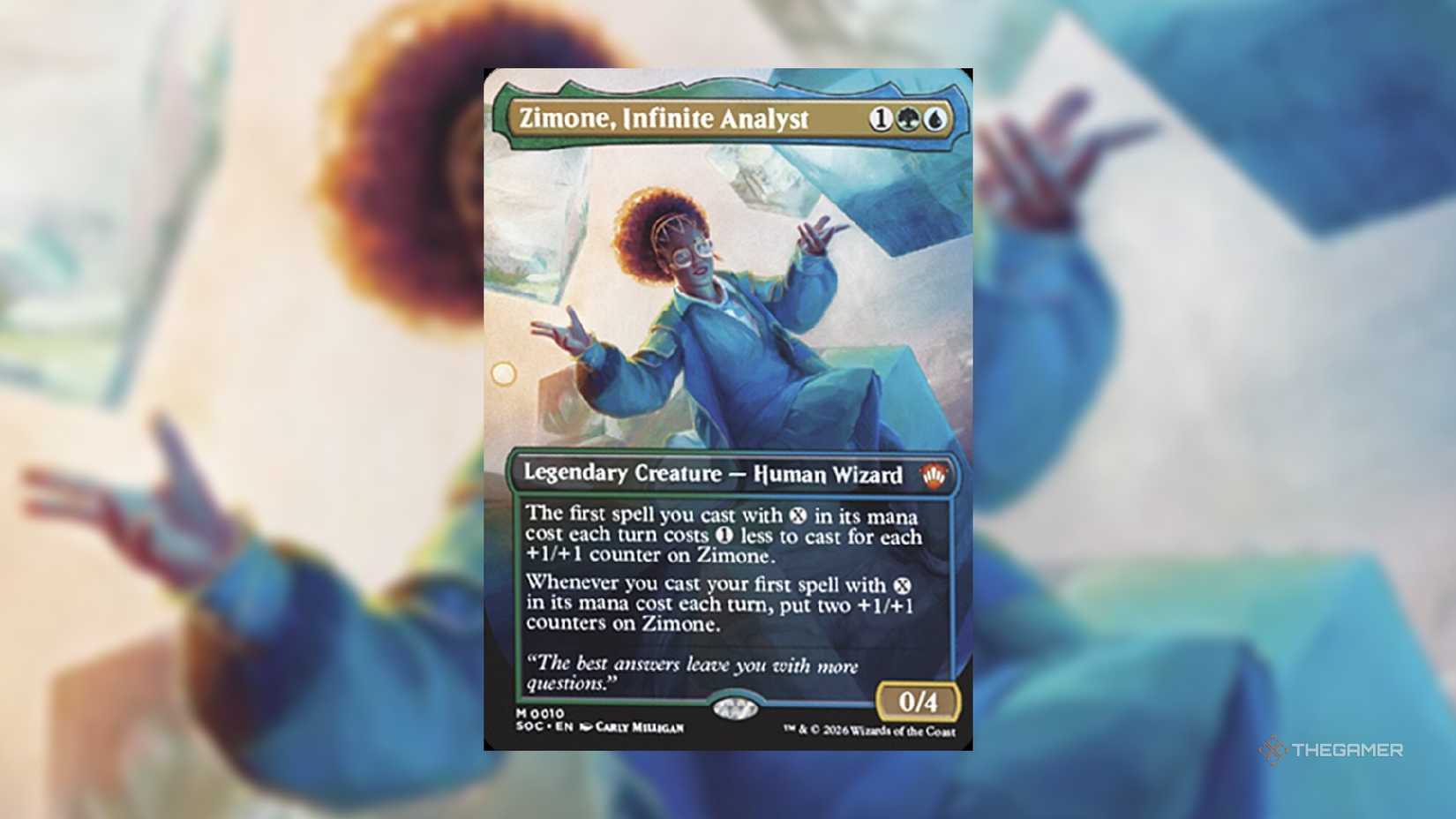 Zimone, Secrets of Strixhaven's Infinite Analyst MTG Card