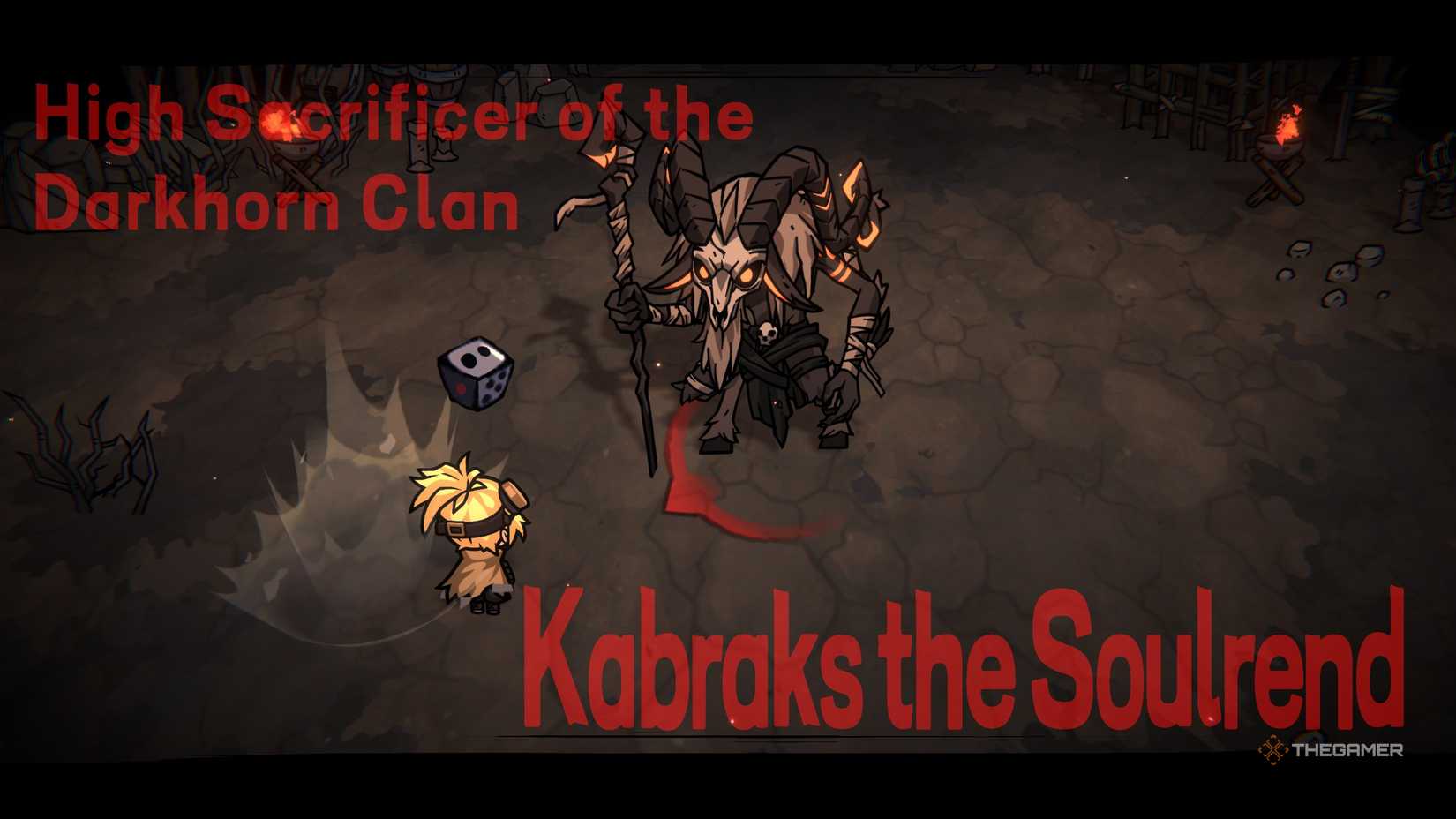 The title drop of Kabraks the Soulrend in Cinderia.