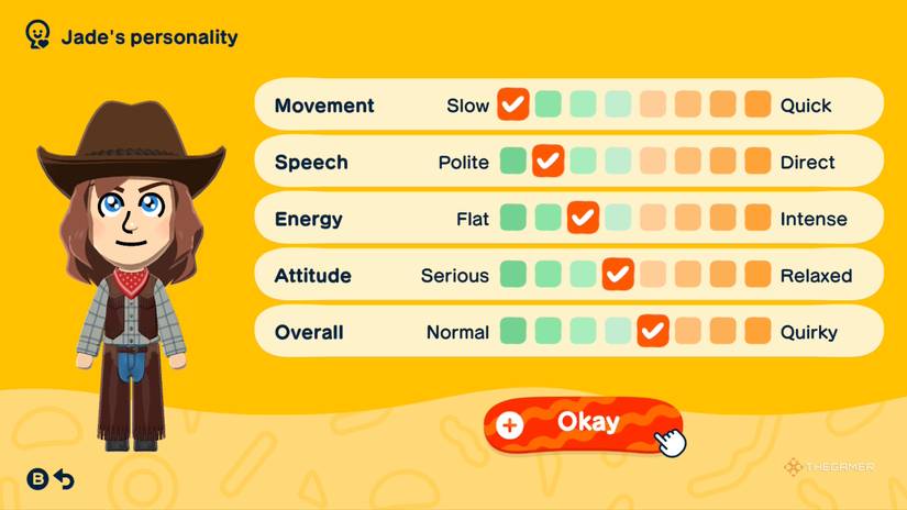 Tomodachi's patient personality type in life: living the dream. 