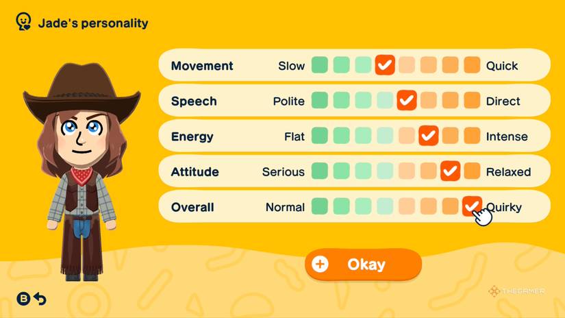 Charmer in Tomodachi Life Personality Type: Live the dream. 