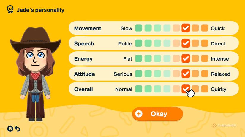 Bubbly personality in Tomodachi life: living the dream. 