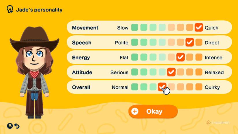 Tomodachi Hot-blooded personality type in life: Live the dream. 